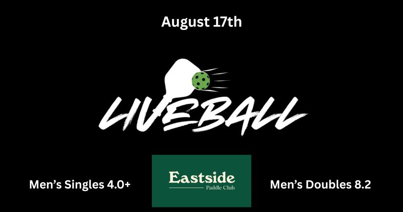 Men's Singles 4.0 and Men's Doubles 8.5