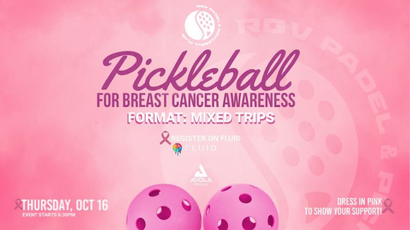 🎀 Pickleball for Breast Cancer Awareness 🎀